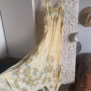 SOLD Kimchi Blue Pansy Floral Handkerchief dress